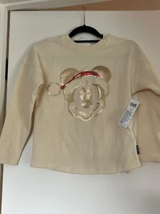 Spirit Jersey Disneyland Holiday Sequined Mickey Mouse. Child’s medium 7/8 - Picture 1 of 4