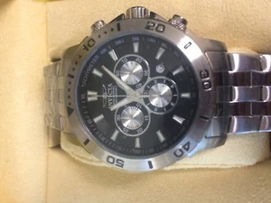 Invicta Ronda Stainless Steel Men’s Chronograph Watch - Picture 1 of 6