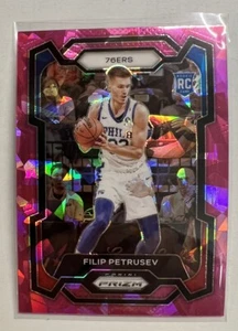 2023-24 Prizm Filip Petrusev R/C Pink Ice - Picture 1 of 2