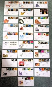GB MILLENIUM COVERS: 29 FDC from 1999 and 2000 all with special Handstamps - Picture 1 of 7