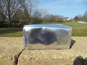 NEW - Bare Minerals boxy makeup case - Silver