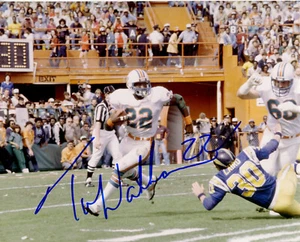 Tony Nathan Hand Signed Autographed 8" X 10" Photo Football Miami Dolphins - Picture 1 of 1