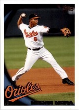 2010 Melvin Mora Baltimore Orioles Topps Baseball Card # 13