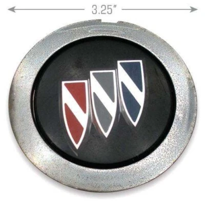 别克 Electra Park Ave Lesabre 中心盖 25531011 14 英寸车轮镀铬原始设备制造商 011B — 第 1/2 张图片