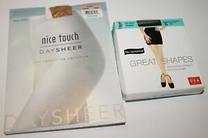 2 pair of size B pantyhose Nice touch and No nonsense see pictures for info