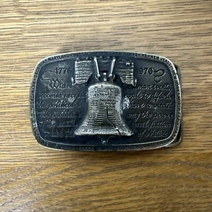 USA 1976 Fibbia per cintura vintage 1975 James Lind Wyoming Studio opere d'arte - Foto 1 di 6