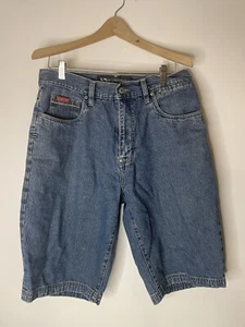 Pantalones cortos de mezclilla DrunknMunky vintage talla 34 - Imagen 1 de 5