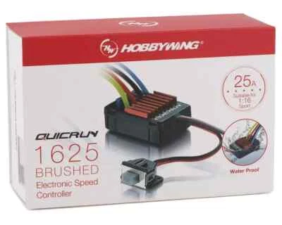 Hobbywing Quicrun 1/18th Scale Brushed 25A 25 Amp Speed Control ESC HWA30120000 - Image 1 of 3