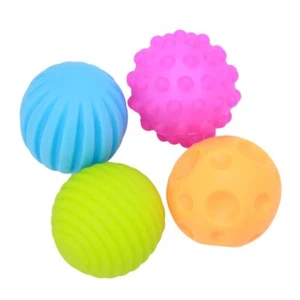 Textured Multi Sensory Ball Set Touch Hand Ball Baby Training Ball Toys New - Picture 1 of 6