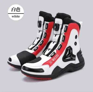 Motorcycle Boots Men Motocross Botas Motorbike Racing Career Bicycle Speed Boots - Picture 1 of 29