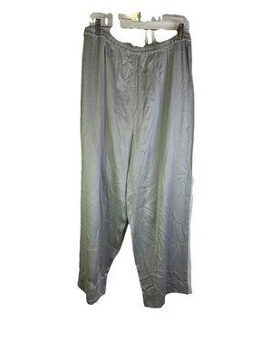 Pantalones de mujer Eileen Fisher grandes de seda satinados fluidos dinero vintage años 90 Foto 1 de 4