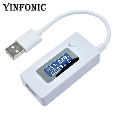 LCD Micro USB Charger Battery Capacity Voltage Current Tester Meter Detector - Image 1 of 4