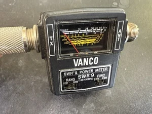 Vintage VANCO SWR-9 SWR & Power Meter - Photo 1/4