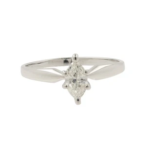 Lady's Diamond Fashion Ring .30 CT. 14K White Gold 1.5g Size:4 (PZ1000053) - Picture 1 of 8
