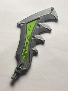 LEGO Hero Factory Weapon Axe Sword Lime Sticker Left Ref 11338pb01L Set 70132 - Picture 1 of 1