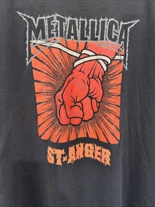 Camiseta De Colección Metallica St Anger Tour Talla XL Hombres Banda T Puño de Metal Gráfico - Imagen 1 de 18