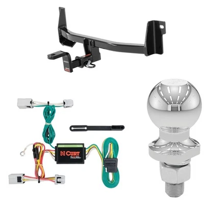 Curt Class 1 Trailer Hitch Tow Package for Nissan Versa Note w/ 2" Ball Foto 1 de 4