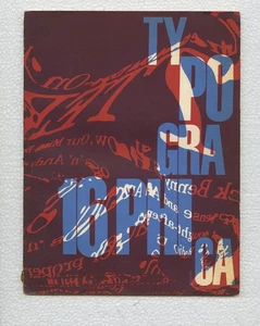 1959 Herbert Spencer TYPOGRAPHICA 16 El LISSITZKY Typographer 3-D Spex Grignani - Picture 1 of 2