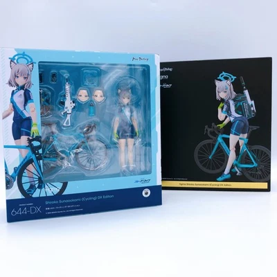 Boneco Blue Archive Shiroko Sunaookami Cycling DX Edition figma 644-DX Japão NOVO - Imagem 1 de 4