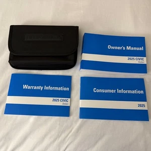 2025 Honda CIVIC SEDAN Factory Owners Manual Set & Case *OEM* FREE SHIPPING!! - Picture 1 of 7