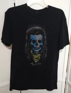 T-shirt media Zero Foxtrot usata nera Stay Zero Skull Sword ⚔️⚔️⚔️ - Foto 1 di 5