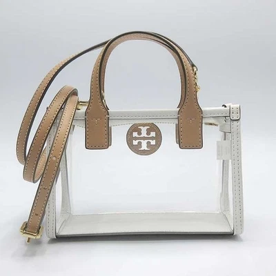Bolso Bandolera Tory Burch Bolso de Hombro Electro Transparente Mini 2 Vías Foto 1 de 4