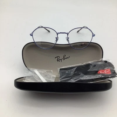 Ray Ban Eyeglasses Blue Oval Frames RB 3582V 3071 51-20-140 Authentic Eyewear - Image 1 of 4