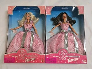 1997 Mattel Walmart 35th Anniversary Barbie and Teresa Dolls - Picture 1 of 21