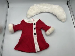 BAMBOLA AMERICAN GIRL 18" AIUTANTE DI BABBO NATALE VESTITO ROSSO CON SCIALLE PELLICCIA BIANCO - Foto 1 di 9