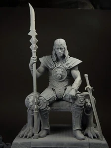 Figura de Resina. El bárbaro. La leyenda de Conan. FanArt. 1/10. Impreso 3D. - Imagen 1 de 9