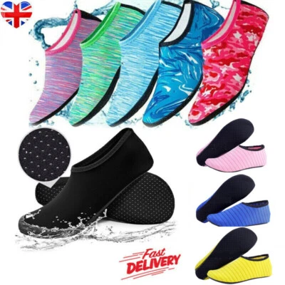 Womens Mens Kids Quick Dry Aqua Socks Water Shoes Beach Surfing Swimming Wetsuit