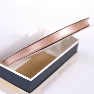2x 100y/91m Rose Gold Polyester Ribbon for Wedding Party Favor Boxes Gift Decor - Picture 1 of 2