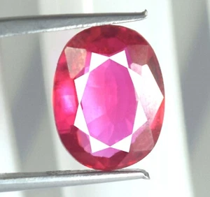 6,20 Ct Padparadscha Zaffiro Rosa Pietra Preziosa Sciolta Ovale Naturale Certificato B85869 - Foto 1 di 8