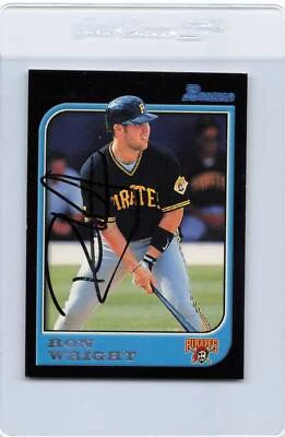 1997 Bowman #165 Ron Wright Pirates Signed Auto *K3698 - Image 1 of 2
