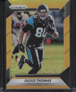 2016 Panini Prizm Julius Thomas #44 Gold Prizm 1/10 Jaguars - Picture 1 of 2