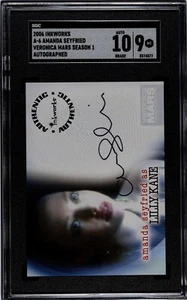 2006 Inkworks Amanda Seyfried Veronica Mars Autograph SGC 9 Auto 10 - Picture 1 of 2