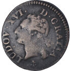 [#1061833] Coin, France, Louis XVI, Liard, Liard, 1791, La Rochelle, VF(30-35), 