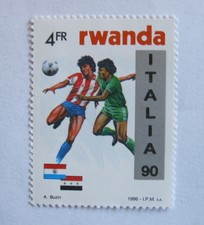 RWANDA - ITALIA 90 - A. Buzin - 1986 - I.P.M. S.A. - 4FR