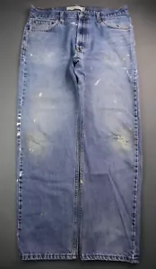 Jeans Levi 505 vintage uomo 2008 regular fit invecchiato taglia 36x32 (Msr 35x30) - Foto 1 di 11