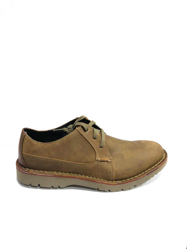 Clarks uomo Vargo tinta unita Oxford pelle marrone taglia 10 5 larghezza