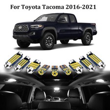 11pcs Xenon White Interior LED Lights Kit Package For 2016 - 2023 Toyota Tacoma