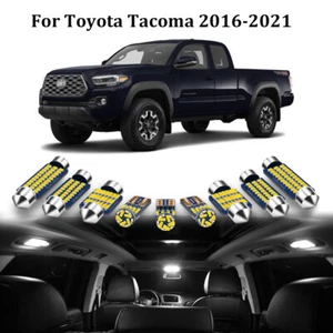 Paquete de kit de luces LED interiores blancas de xenón de 11 piezas para Toyota Tacoma 2016-2023 - Imagen 1 de 11