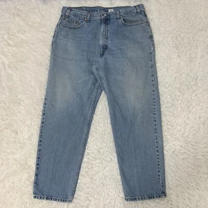 Vintage Levis Jeans 38x29 Blue Pants 550 Baggy Relaxed Faded Denim Y2K Tag 40x30 - Picture 1 of 22