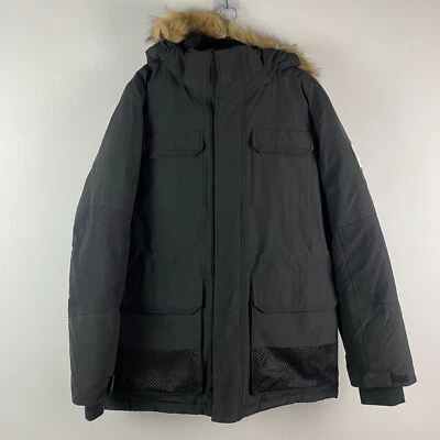 Chaqueta Parka de Invierno Penfield Ultimate Para Hombre M Negra Capucha de Piel Sintética 60/40 Foto 1 de 4