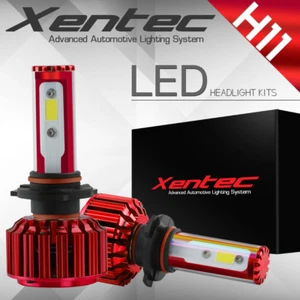 H11 H9 H8 LED Headlight Bulb Kit Low Beam Fog Light 200W 6000K 20000LM Xentec  - Picture 1 of 11
