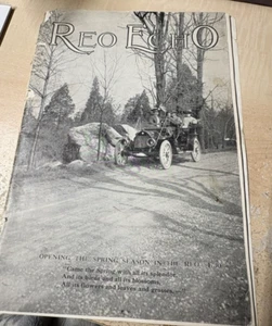 REO ECHO 1910 SEE AD ---- ANTIQUE , COLLECTIBLE , AUTOMOBILE - Picture 1 of 7