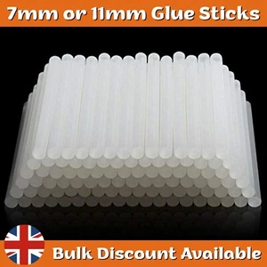 Hot Melt Glue Sticks for Electric Gun Craft Tool Adhesives Transparent 7mm 11mm - Picture 1 of 12