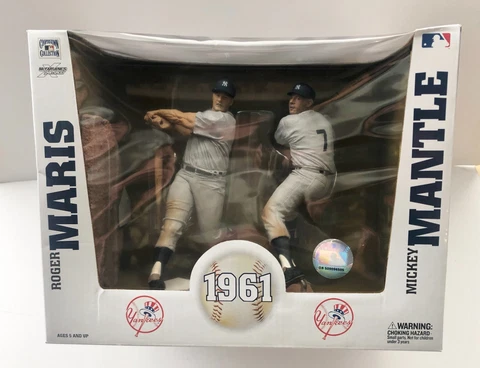 McFarlane Mickey Mantle & Roger Maris figurines box set Cover