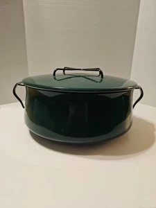DANSK Kobenstyle 8qt Round Dutch Oven Enameled Pot Casserole GREEN Lowered $ - Picture 1 of 15