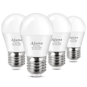 LED Bulb 3W Equivalent 25 Watt Light Bulbs,120V Ceiling Fan Light Bulbs Table... - Picture 1 of 8